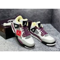 Nike Air Jordan 4 Retro x Paris Saint-Germain с мехом