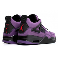 Nike Air Jordan 4 Retro x Travis Scott Purple зимние