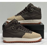 Кроссовки Nike Air Force 1 Lunar Duckboot Winter Water Shield Brown