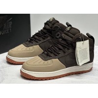 Кроссовки Nike Air Force 1 Lunar Duckboot Winter Water Shield Brown