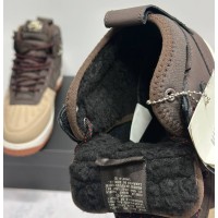 Кроссовки Nike Air Force 1 Lunar Duckboot Winter Water Shield Brown