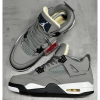 Nike Air Jordan 4 Retro Cool Grey с мехом