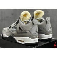 Nike Air Jordan 4 Retro Cool Grey с мехом