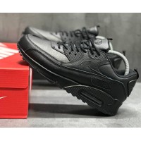 Кроссовки зимние Nike Air Max 90 Leather Black