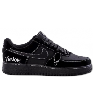 Nike Air Force 1 Low Venom черные замшевые