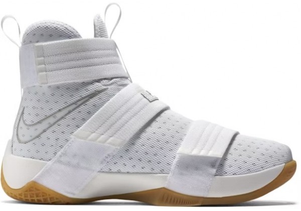 Кроссовки Nike Lebron Soldier 10 белые