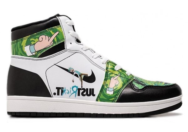 Nike Air Jordan 1 Rick and Morty Just Rick It