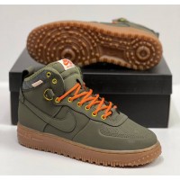 Nike Air Force 1 Lunar Duckboot Winter Water Shield Autumn Olive