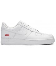 Supreme x Nike Air Force 1 Low Box Logo White