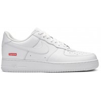 Supreme x Nike Air Force 1 Low Box Logo White