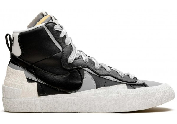 Nike Blazer Mid x Sacai Black Grey
