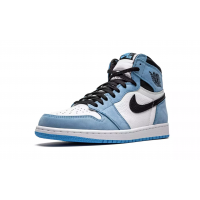 Nike Air Jordan 1 High University Blue с мехом