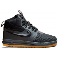 Nike Lunar Force 1 Duckboot Grey с мехом