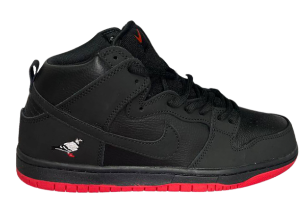 Nike Air Force 1 Jeff Staple x Dunk Mid Pro Sb Black зимние