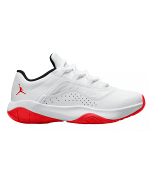 Nike Air Jordan 11 CMFT Low белые с красной подошвой