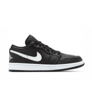 Nike Air Jordan 1 Low черные с белым