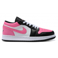 Nike Air Jordan 1 Low розово-белые с черным