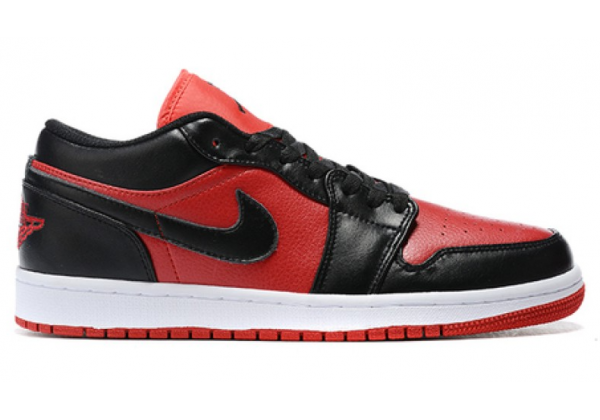 Nike Air Jordan 1 Low черно-красные