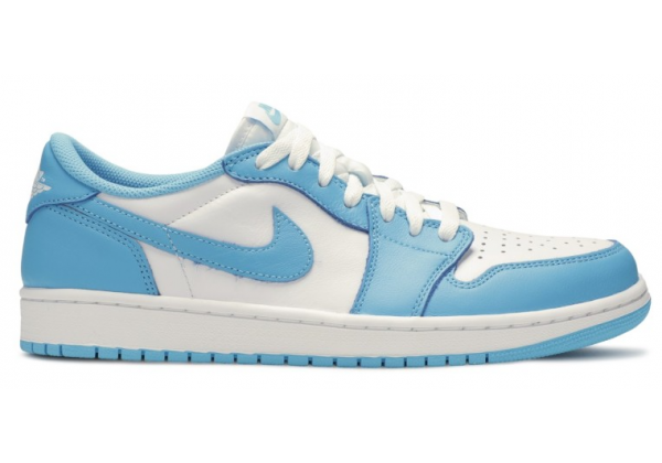 Nike Air Jordan 1 Low бело-голубые