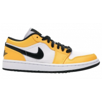Nike Air Jordan 1 Low желто-белые