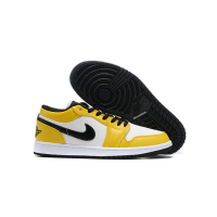 Nike Air Jordan 1 Low желто-белые