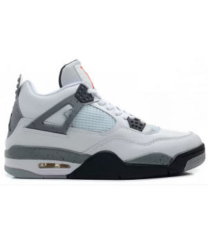 Nike Air Jordan IV 4 Retro White Grey