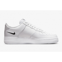 Кроссовки Nike Air Force 1 белые с логотипом