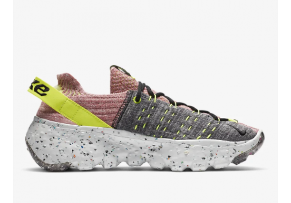 Кроссовки Nike Space Hippie 04 розовые с серым
