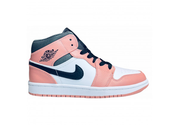 Nike кроссовки Air Jordan 1 Retro Mid Peach Quartz
