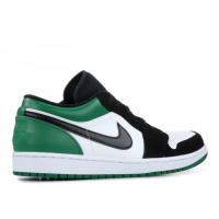 Кроссовки Nike Air Jordan 1 Low Mystic Green зеленые