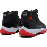 Кроссовки Nike Air джорданы 11 Retro черные с красным