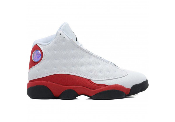 Кроссовки Nike Air Jordan 13 Retro белые с красным