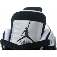 Кроссовки Nike Air Jordan 4 Retro серый с черным