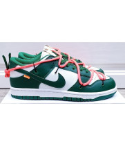 Кроссовки Nike зелено-белые