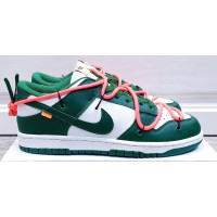 Кроссовки Nike зелено-белые