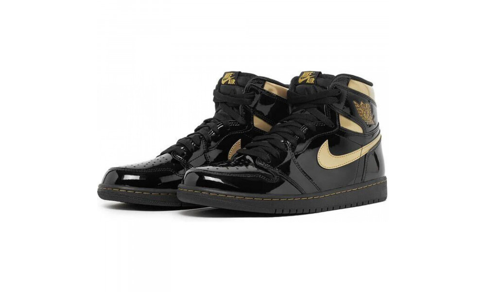 air jordan retro 1 black gold