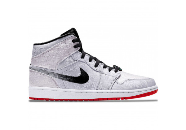 Nike Air Jordan 1 Edison Chen X Fearless белые