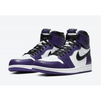 Кроссовки Nike Air Jordan 1 Retro High OG Court фиолетовые