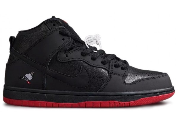 Кроссовки Nike Air Force 1 Jeff Staple x Dunk Mid Pro Sb Black зимние