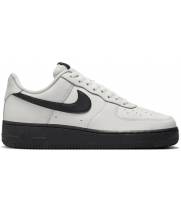 Nike Air Force 1 Low White Black с мехом