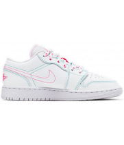 Кроссовки Air Jordan 1 белые 