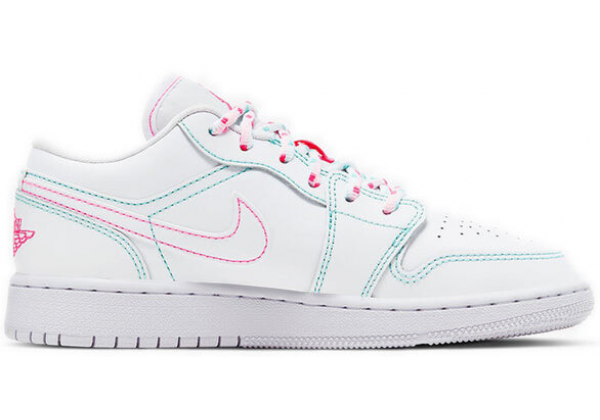 Кроссовки Air Jordan 1 белые 
