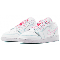 Кроссовки Air Jordan 1 белые 