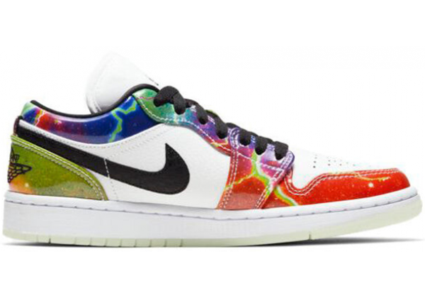 Кроссовки Air Jordan 1 Low Galaxy белые