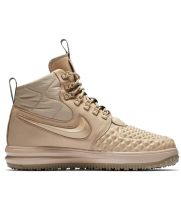 Кроссовки зимние Nike Air Force 1 с МЕХОМ Lunar Duckboot Beige бежевые