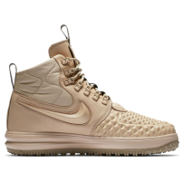 Кроссовки зимние Nike Air Force 1 с МЕХОМ Lunar Duckboot Beige бежевые