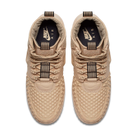 Кроссовки зимние Nike Air Force 1 с МЕХОМ Lunar Duckboot Beige бежевые