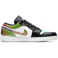 Кроссовки Air Jordan 1 Low Galaxy черные