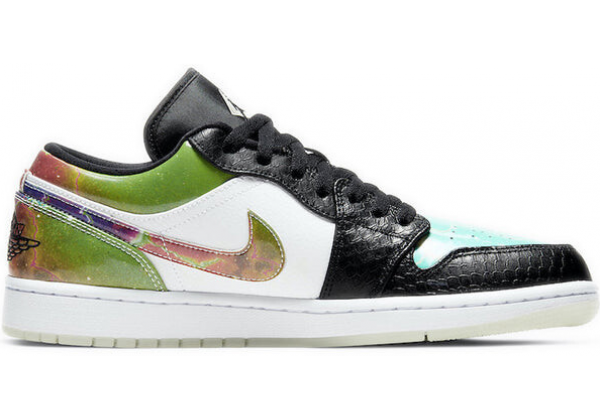 Кроссовки Air Jordan 1 Low Galaxy черные
