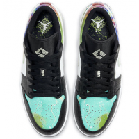 Кроссовки Air Jordan 1 Low Galaxy черные